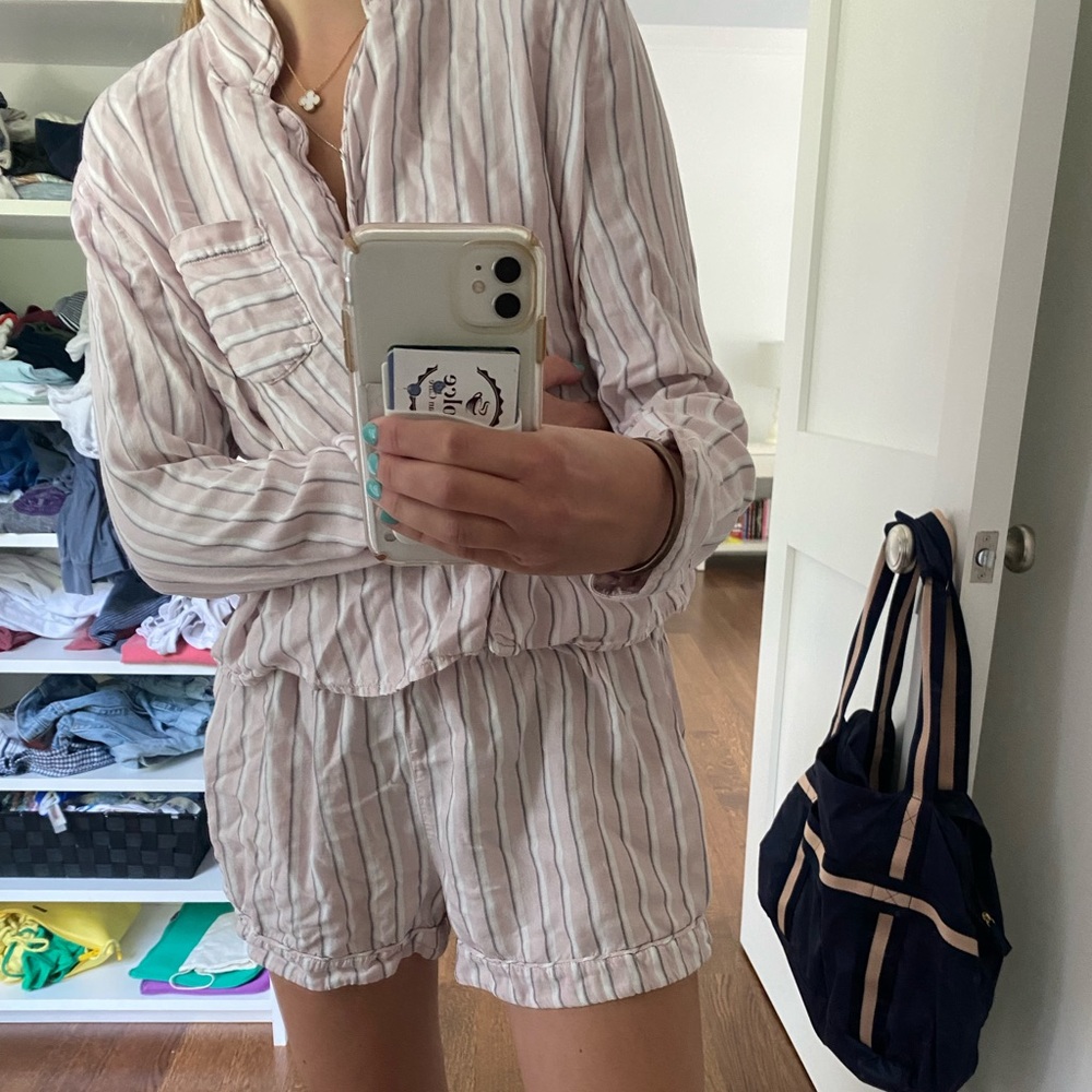Sneak Peek soft pj short set